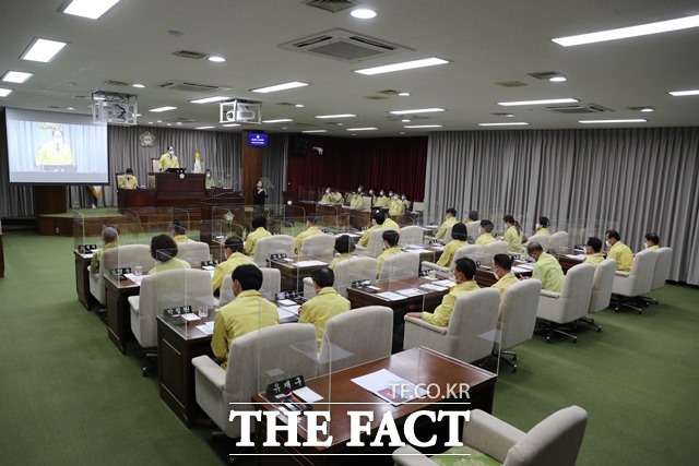 18일 전북 익산시의회가 제238회 임시회를 개회했다. /익산시의회 제공