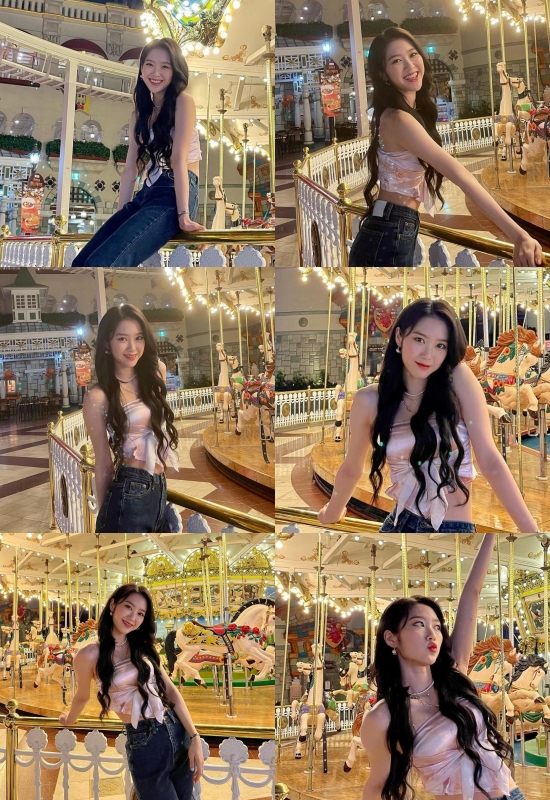 On the 18th, OH MY GIRL JiHos Instagram posted several photos.In the photo, JiHo shows various poses and expressions next to Carousel.JiHos extraordinary beauty caught the attention of the official fan club Miracle.Meanwhile, Concept Fairy OH MY GIRL won The Artist of the Year at 2021 The Packt Music Awards.OH MY GIRL, who attended the 2021 The Packt Music Awards (THE FACT MUSIC AWARDS, TMA) held on the 2nd, was honored with the award of The Artist of the Year and showed off the power of the top-class girl group.OH MY GIRL has not only topped the major music charts in Korea with DUN DANCE, which was comeback in May, but also surpassed 10 million views in 32 hours after the release of music videos and music videos, breaking the record of the first sales volume itself.In addition, the song Dolphin, the seventh mini album released last year, has achieved the longest chart of the girl group and continues to be unreplaceable.Photo = OH MY GIRL JiHo Instagram