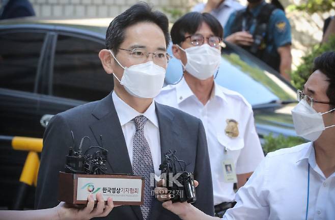 지난 8월 법정 출석하는 이재용 삼성전자 부회장 / 사진=매일경제
