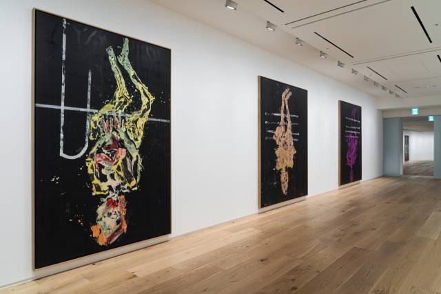 게오르그 바젤리츠의 개인전으로 개관한 타데우스 로팍 서울 갤러리의 전시 전경. /사진제공=타데우스 로팍 서울