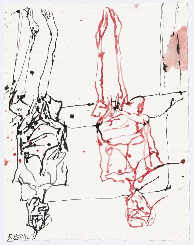 게오르그 바젤리츠의 드로잉 '무제' /사진제공=타데우스 로팍 서울