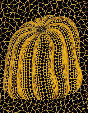 서울옥션 2ㅔ 163회 경매에 출품된 야요이 쿠사마, ‘호박(Pumpkin, 1993), 캔버스에 아크릴, 18.1×13.8cm,(사진=서울옥션)