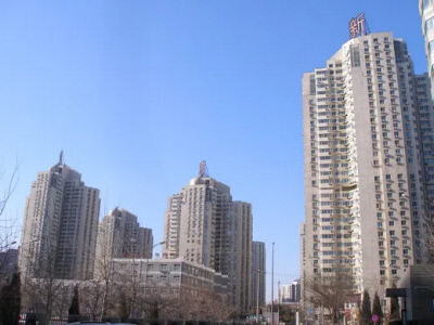 중국 베이징의 한 아파트 단지 모습. 경향신문 자료사진