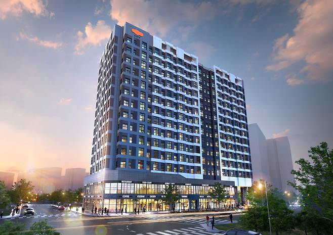 DL이앤씨가 분양하는 'e편한세상 시티 풍무역' 투시도. DL이앤씨 제공. /뉴스1