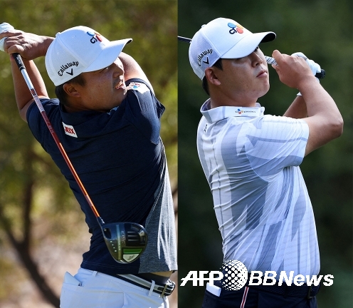 2021년 미국프로골프(PGA) 투어 조조 챔피언십에 출전한 이경훈, 김시우 프로. 사진제공=ⓒAFPBBNews = News1