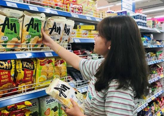 베트남에서 오리온 쌀 과자 ‘안’이 '초코파이' 다음으로 큰 인기를 끌고 있다. 오리온 제공.