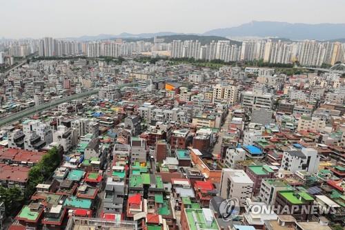 서울 중랑구의 한 저층 주거지역 [연합뉴스 자료사진]