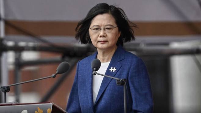 중국 매체들은 차이잉원 타이완 총통의 '미군 타이완 주둔' 발언을 연일 비중 있게 보도하고 있다.