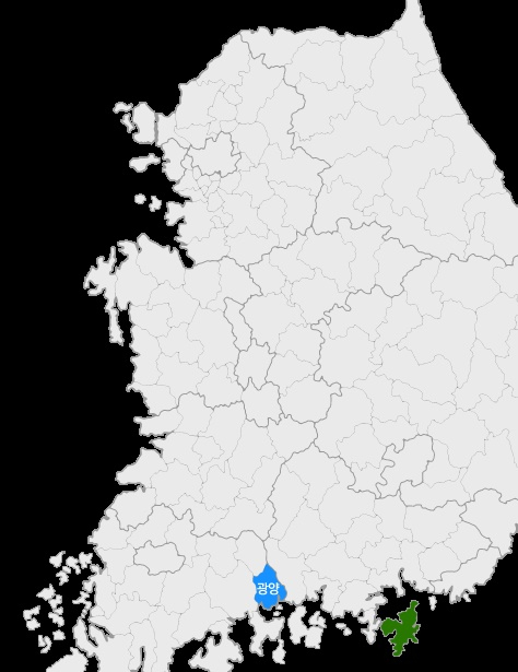 전국 미분양관리지역에 지정된 광양시와 경남 거제시.