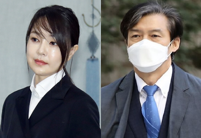 (왼쪽부터) 윤석열 국민의힘 대선후보의 부인 김건희 씨, 조국 전 법무부 장관 / 사진=연합뉴스