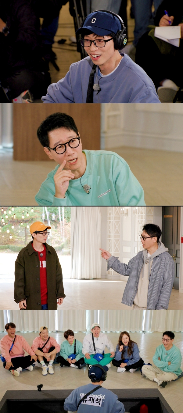 In the recent recording, a mission was held to preach members who could not hear anything with a headset with music.Ji Suk-jin, who boasts of steam friendship with Yoo Jae-seo, said, I had a crush when (Yoo Jae-Suk met a woman in the past).Ji Suk-jin also released the episode, saying, I have dated (Yoo Jae-Suk) with an older person, referring to Yoo Jae-Suks past love partner, saying,  (To him) I was also slapped in Bangbae-dong.The members who heard Yoo Jae-Suks humiliating love affair were frustrated by Lee Seung-kis My Girl and became Bangbae-dong Taguinam, and Yoo Jae-Suk, who was angry about it, said, Can I hear that (Ji Suk-jin) kneeled down in Bangbae-dong?It is the back door that counterattacked. It airs at 5 pm on the day.