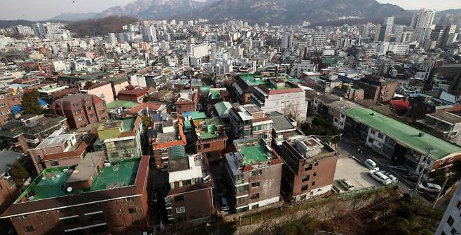 서울 은평구의 빌라 밀집지역 모습. 2021.12.06.(사진=뉴시스)