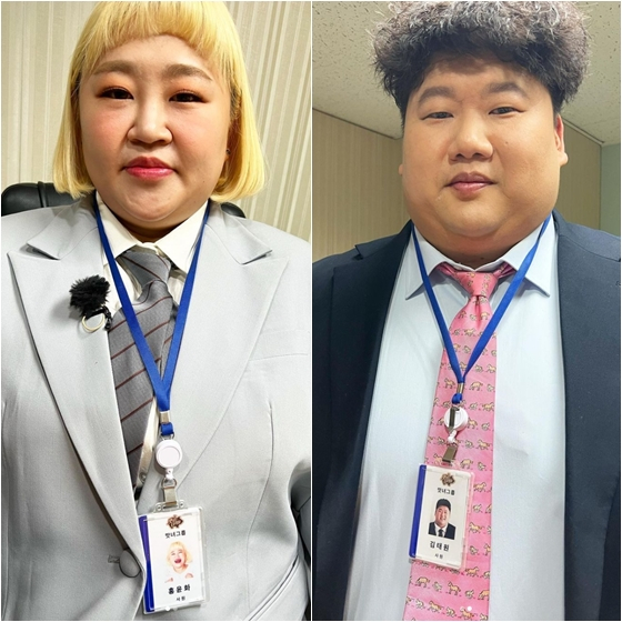 홍윤화(왼쪽)와 김태원 /사진=문세윤 인스타그램