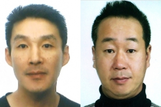 제주 중학생 살인 사건 피고인 백광석(48·왼쪽)과 김시남(46) /사진=제주경찰청