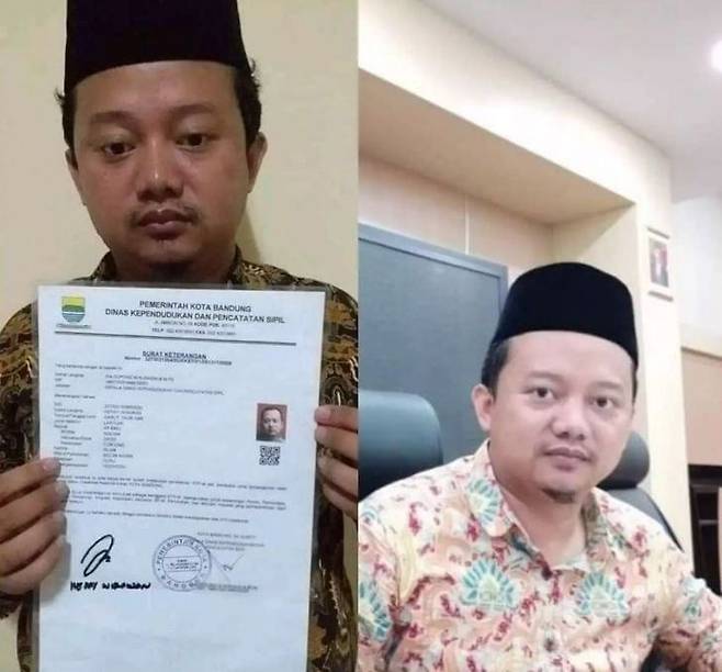 자신이 가르치는 여학생 최소 14명을 성폭행한 인도네시아 서부자바 반둥의 이슬람 기숙학교 교사 헤리 위라완(36)./Halim El Bambi 페이스북