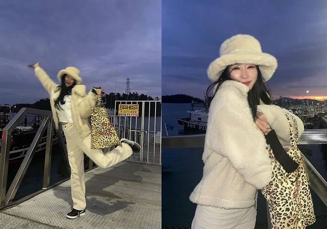 Group Girls Generation Tiffany Young (Tiffany) boasted an extraordinary fashion sense.On December 10, Tiffany posted several photos on her personal Instagram account, saying, Yeosu (becoming) is a night sea.Tiffany in the photo is taking various poses in the background of Yeosu Port.Ivory-colored per jacket, permo, corduroy pants, and Leopard-patterned bags to complete a lovely fashion.Meanwhile, Tiffany was on stage at the musical Chicago performed at the Seoul Dive Art Center until August 18th.He will also appear in the JTBC Drama The youngest son of the chaebol house as a Korean-American.