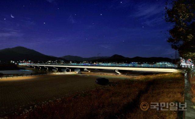 경주 서천교 경관조명 디자인 예상도. 경주시 제공
