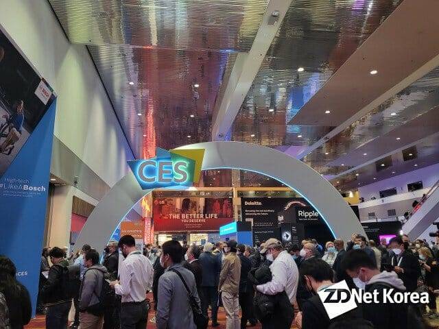 CES 2022 개막일 (사진=지디넷코리아)