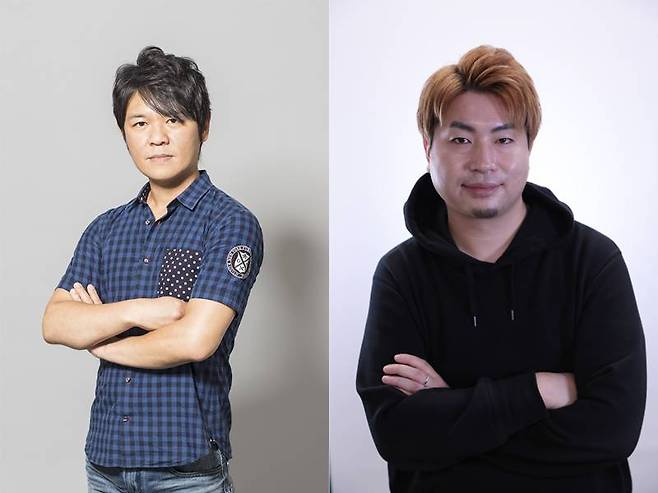 츠지모토 료조 프로듀서(왼쪽), 스나노 겐키 디렉터(오른쪽)