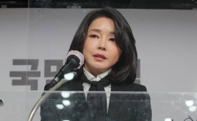 윤석열 국민의힘 대선 후보의 부인 김건희씨. 뉴시스
