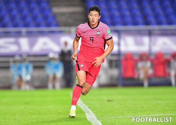 조규성(남자 축구대표팀). 서형권 기자