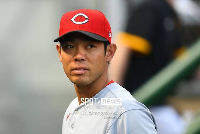 ▲ 신시내티 외야수 아키야마 쇼고.