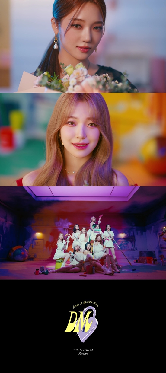 Fromis 9 released the first teaser video of the mini 4th album Midnight Guest (Midnight Guest), which is scheduled to be released on the 17th through the YouTube Hive Labels channel at 0:00 on the 15th.In the public image, Jang Kyu Ri opened the window with a bouquet of flowers and focused attention.Froomis 9 then gazed front in a space where each charm was felt, or walked the streets at dawn and showed off colorful visuals.Especially, with a part of the title song melody, the lyrics I like you / my heart I want you combined to enhance immersion.In the scene where the beautiful styling of pure white stands out, the figure of Fromis 9, who makes a surprised expression as the pin lighting shines, added to the curiosity about the message hidden in Shinbo.At the end of the video, Lee Seo-yeon closed the diary with a kitsch, and at the same time, with the logo of the title title DM, the release date of the album 2022. 01.17 6PM as the phrase came to mind, raising expectations for a comeback that came two days ahead.The Minnie 4th album Midnight Guest of Fromis 9 is an album that surprises those who are having a free night by Fromis 9, who escaped early in the morning.The title song DM is a pop genre song with a faint-feeling code progress and a funky bass line, and you can feel the lovely sensibility of Fromis 90,000.There is also a hot reaction from domestic and foreign fans to Fromis 9.The Mini 4 album not only achieved its highest record in its own history, exceeding 120,000 pre-order volumes in two weeks of pre-sale, exceeding the initial sales volume of 9 WAY TICKET (Nine Way Ticket) by more than three times, but also achieved its highest record in 2022 by the US music streaming platform TIDAL (K-Pop: Artists To W). Match in 2022) and proved hot before its release, with its name on the lineup.On the other hand, Fromis 9 will hold a media showcase commemorating the release of the mini 4th album Midnight Guest at 4 pm on the 17th.At 7 pm on the same day, we will hold a simultaneous fan showcase on-line and off-line and meet with global fans.PHOTOS: PLEDIS Entertainment