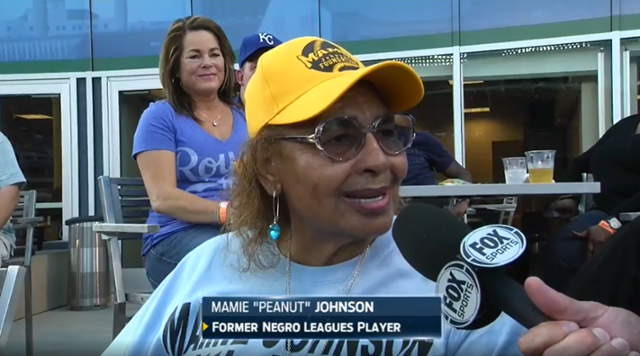 미국 흑인리그 사상 첫 여성 투수 매미 존슨. MLB 홈페이지
