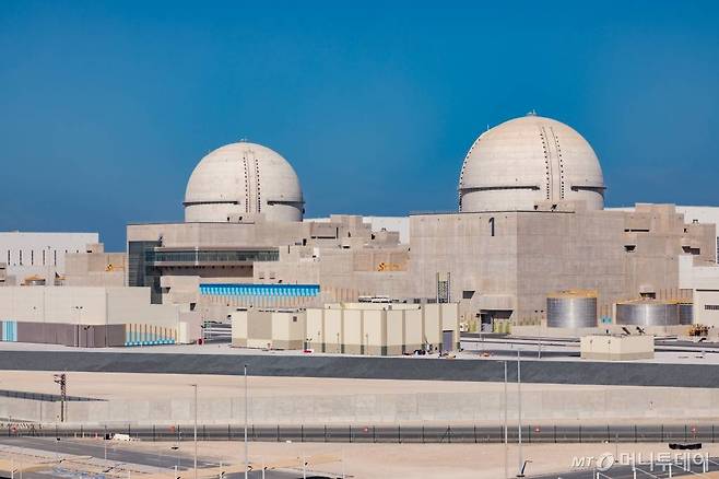 한국이 2009년 UAE(아랍에미리트연합)에 수출한 '바라카 원전'. / 사진제공=한국전력