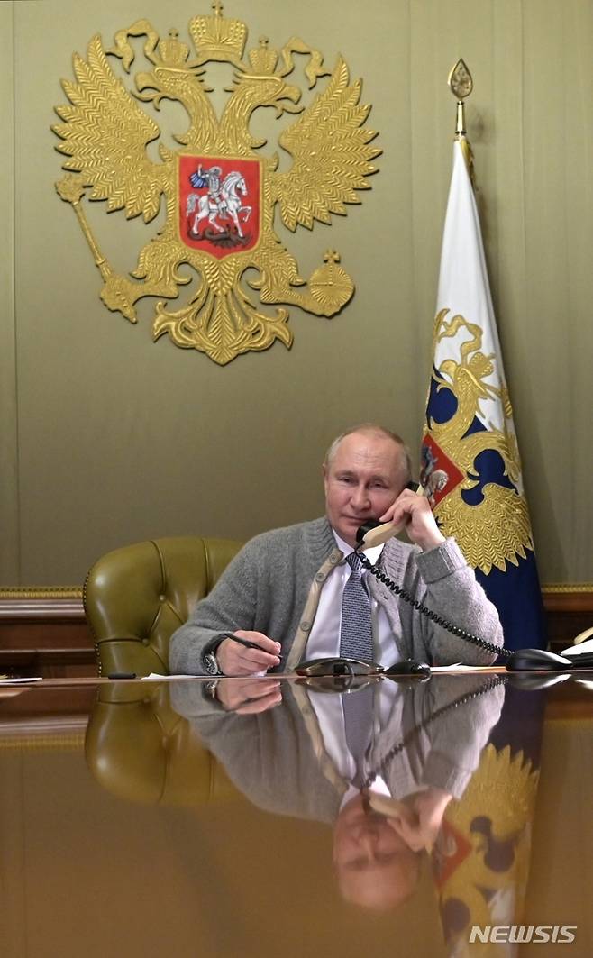 [스트렐나=AP/뉴시스] 지난해 12월 촬영된 블라디미르 푸틴 러시아 대통령. (사진=뉴시스DB) 2022.01.18.