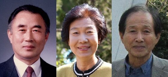 왼쪽부터 한상칠·안영·이재백 소설가. 한국소설가협회 제공