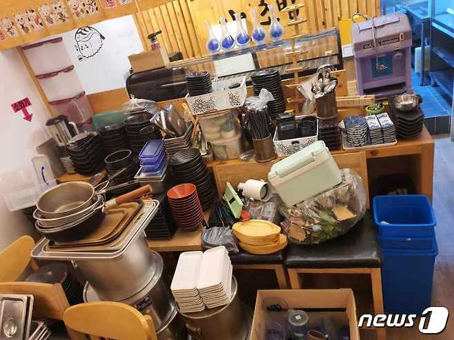 폐업을 앞둔 최복수씨의 일식당. (최복수씨 제공) © 뉴스1