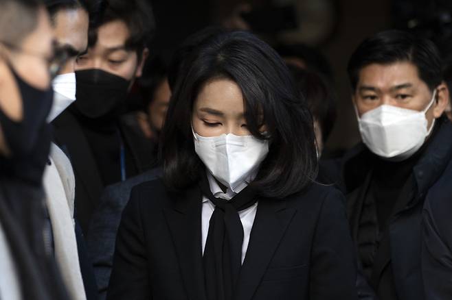 윤석열 국민의힘 대선 후보의 부인 김건희 씨 / 사진=연합뉴스