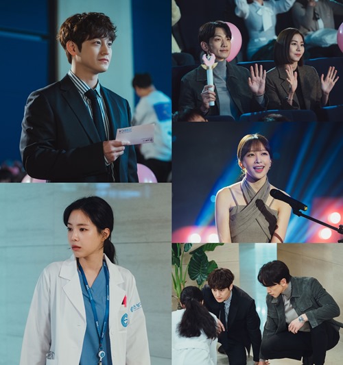 Ghost Doctor Rain, Kim Bum, and Uee meet at Ahn Hee-yeons concert.In the 10th episode of the TVN Monday drama Ghost Doctor (directed by Boo Sung-chul, playwright Kim Sun-su, production studio Dragon, main factory), Rain (Cha Young-min), Kim Bum (Ko Seung-tak), Uee (played by Jang Se-jin) and Son Na-eun (played by Oh Soo-jung) will be embarrassed.Previously, Han Seung-won (Tae In-ho) and Ahn Tae-hyun (Go Sang-ho) were simulated by the party, and the relationship between Cha Young-min (Rain) and Kim Bum was caught in Danger.Han Seung-won visited him after watching the operation process of Ko Seung-tak, who received Cha Young-min.Cha Young-min, who was angry, revealed his identity with his mouth and raised his curiosity and expectation about the future story.In the meantime, the public photos show Cha Young-min, Ko Seung-tak and Jang Se-jin (Uee) at the concert scene of Jessica (Ahn Hee-yeon).Ko Seung-tak, who has a ticket in his hand, is surprised and can not hide the smile that leaks out of someone for a while, stimulating curiosity about who the opponent is.Cha Young-min and Jang Se-jin, who enjoy the performance, shake their shoulders as well as shake their cheering sticks to the rhythm, causing a happy smile on the faces of the two people who seem happy.In another photo, Cha Young-min and Ko Seung-taks serious branch attract attention.What is the reason why they showed a reversed expression for a moment? The two people are guessing Danger, and the interest in this broadcast is peaking.Oh Soo-jung (Son Na-eun), who was in the hospital after being contacted by question, finds an unexpected figure.Moreover, she tells the truth she knew to Cha Young-min and Ko Seung-tak, which makes them embarrassed.It is expected that the more exciting development of what Oh Soo-jung will say.The Ghost Doctor production team said, In the 10th broadcast, Cha Young-min, Ko Seung-tak, Jang Se-jin and Oh Soo-jung face amazing facts.Especially, the breathtaking double life of Ko Seung-tak, who does not know when to be caught, will add fun to the drama.I want you to use your own defense without missing the Ghost Doctor, which will be more interesting, as to whether the relationship between Cha Young-min and Ko Seung-tak, who are going to and from Bingui, will continue, and what will be Ohs bomb remarks that made them wince.