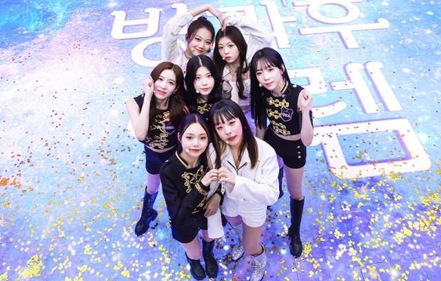 지난달 27일 MBC '방과후 설렘' 파이널 무대를 통해 탄생한 걸그룹 클라씨(CLASSy). 포켓돌스튜디오 제공