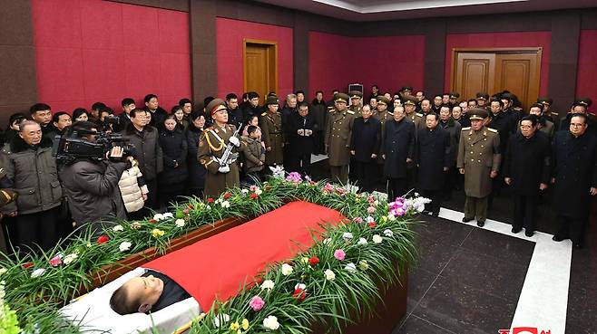 2018년 12월 5일 열린 항일빨치산 출신 북한공산당 간부 장례식/조선일보DB
