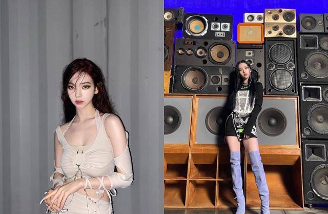 그룹 에스파의 센터로 비현실적 비주얼을 자랑하는 카리나. 에스파 공식 SNS