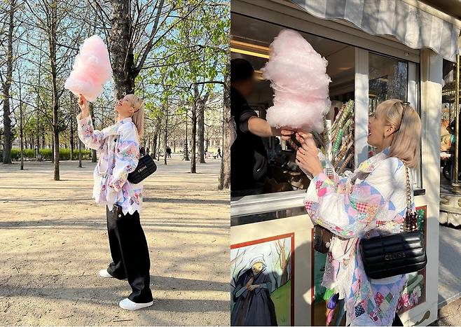 BLACKPINK (BLACKPINK) Lisa has emanated a lovely charm.Lisa posted several photos on her Instagram account on Monday, along with a Candy emoticon.Inside the picture is Lisa, who is enjoying herself buying a huge cotton candy on the street, and she shows off her lovely smile with a cotton candy that looks five times bigger than her face.Lisa showed off her fashionista side by flirting with a colorful Hwasa nubim jacket.Lisas smile like a girl gave fans a praise for Its so cute, Angel, and Its really pretty.Meanwhile, Lisa releases her first solo album LALISA limited edition Gold LP edition.It is produced in a limited quantity of 3,270 in line with Lisas birthday, March 27, and Lisa participated in the production and added meaning.