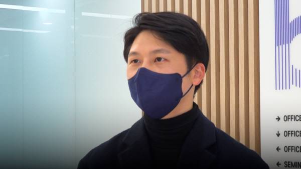 비스페이스 입주기업 뉴다이브 이찬민 대표. 김태훈pd