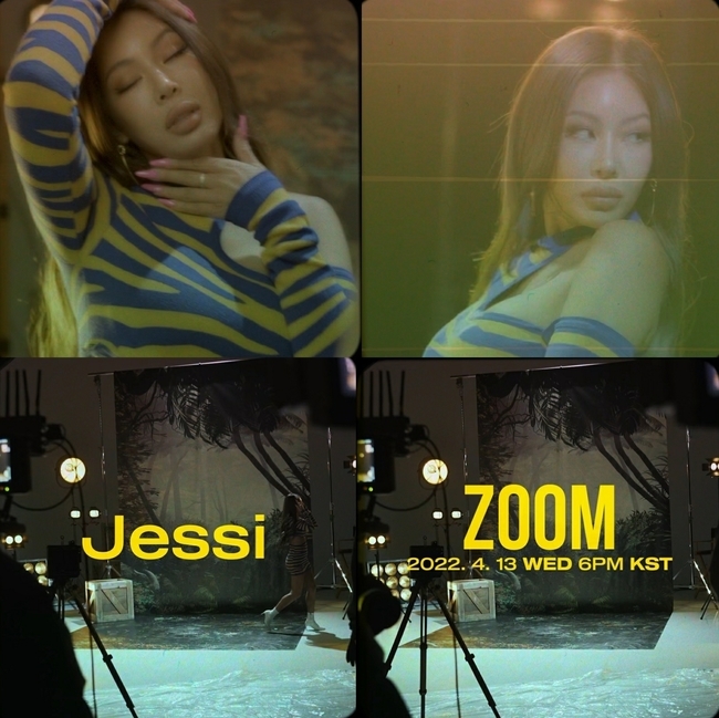 Jessie returns with photogenic charmP NATION released the first teaser video of Jessies new digital single ZOOM on its official SNS at 12 p.m. on April 6.Jessies visual, which did not appear in the mood teaser, took off the veil for the first time in this teaser video.Jessie appears in the studio in an intense style and shows a variety of poses and eyes to the sound of the camera shutter.Jessies unique aura captures the attention of those who are also involved in the teaser content.Jessie will release her first new song ZOOM this year and comeback on the 13th.As the narration of Lights, Camera, Action and the sound of the camera shutter have appeared in the teaser continuously, I am curious about what song ZOOM is.Jessies unique musical color connecting Snowy Nunna, What Type of X and Cold Blooded (with Street Woman Fighter (SWF) is expected to be unique in this ZOOM.
