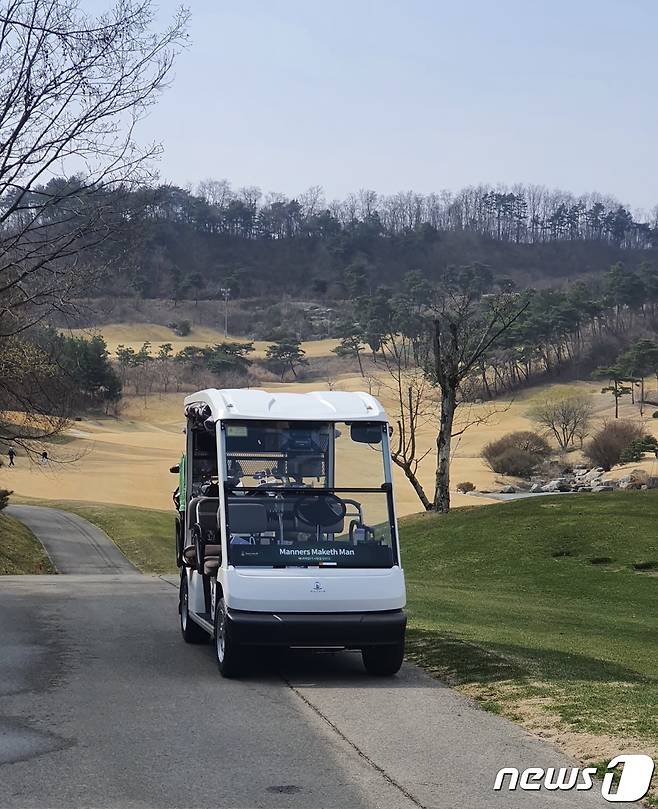 카트사고가 발생한 제천 모 골프장의 전동 카트.(사진은 기사 내용과 무관함) / 뉴스1 © News1