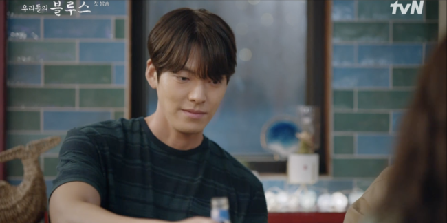 Our Blues Kim Woo-bin started to care about Han Ji-min.On TVNs Saturday Drama Our Blues (playwright Noh Hee-kyung, director Kim Gyu-tae) aired on the 9th, Lee Young-ok (Han Ji-min) is drinking with Jung Eun-hee (Lee Jung Eun), and he is chewing on his past memories. He was drawn.On this day, Jeong Jun stood up before dawn and wiped his teeth and looked off the coast, his long-standing habit of looking at the sea revealing his responsibility as a captain.At that time, Eun-hee got up and listened to the song and prepared rice balls and headed to the auction house.Eun-hee, who met Jeong Jun on the road, greeted him with a horn and handed him a rice ball.Eun-hee, who entered the auction house side by side, said, How about something.I have to buy ice (fish stored in ice), said Jeong Jun, who said, We have a small amount of fishing, but if we do, we lose all our credit, we will go safely.With this, Eunhee headed for the fisheries market and Jeong Jun headed for the sea.The diligent marines were waiting for the car of the house.Young-ok, who arrived later than time, said, Samchuns, Tops (Take), and one Sanggun-hae woman shouted, Honjer Honjer Wapser, Moussa is always late (Come quickly, why are you always late).Young-ok apologized for his apology and drove to the sea.The sea girls were picked up by Jeong Juns boat, Jeong Jun, who drove the boat through the sea with a smileless face.At this time, the lady who disapproved of the young man warned the young man, saying, Do not stick to me in the sea, do not bother me.However, Young-ok replied that he would know it with his unique sunshine, and then handed the nausea to Hyun Chun-hee (Godu-shim).It was Cho Hye-Jung, the daughter of Cho Jae-hyun, who comforted the young man who returned to his seat.Cho Hye-Jung has been on the media for a long time since Cho Jae-hyuns sexual violence controversy.Cho Hye-Jung, who plays the same subordinate as Young-ok, comforted Young-ok, saying, Do not listen to the third-generation, sister.Since the servant sea girl is less breathable than the upper sea girl, if you do not find the spot, you may do a futile substance.Young-ok nodded and called out Jeong Jun, saying, Captain Hay!When Jin looked at the young house, Young-wook winked and killed the sound and shook his hand in the air and asked, How did you eat? Jin Jun looked without any answer.Young-ok shouted hello to the captain of another ship passing by, and Jin Jun was worried about it. What do you think Im going to do with my sister?I asked the deputy captain.Youre gonna play with me or youre gonna quit. You dont know? Its not your style. Its hefty. Jing Jun did not answer.Its like a fox talking to any man, lets get him out of here, not get land from the beginning, Sanggun Hae-nyeo, who disapproves of Young-ok, told Chun-hee.Because of this word, Chun Hee refused to follow him in the sea.Young-ok was a little surprised, but he felt proud of continuing the material with his own strength.Meanwhile, Hansu, the branch manager of a World Bank, chose to transfer Jeju Island instead of retirement for the back of his daughter, Seo Bo-ram, who plays golf.Mijins Stop Message also said, Seo Bo-ram says that there is only golf in my life. How can he give up when he does not give up?I was upset.Seo Bo-ram was suffering from Ips, but Steve coach said, I can fix it in a year. This was a bigger money than the money that Hansu could draw right away.Hansu, who chose to go to Jeju without any reason, felt more burdened than his hometown returning in 20 years.He also said that he would study Hansu, who is good at studying at Hansus house. His two brothers started to work in Baro only to high school.Hansu was lonely, with no place to understand, until his old resentment and his situation as the eldest son, who could not bring his mother.Before work, Hansu enjoyed coffee and enjoyed his leisure. I saw a noisy road with a car accident, and there was Eunhee.Jung In-kwon (Park Ji-hwan) and Bang Ho-sik (Choi Young-joon) seem to have been fighting with tourists who are trying to put a dump on Eun-hee.Hansu laughed and said, Still, my children, I have not changed a bit even when I am old. The next day, Baro faced Eunhee on the road.Eun-hee was pleased to see Han-soo at a glance, and Han-soo was awkward and asked him to take the car out because he would contact you.Asked if he knew his number, Hansu took a contact number of Eunhee on Mitsubishi Fuso Truck and Bus Corporation and headed for World Bank.When Eun-hee came back from the car, there was no traffic on the street.After greeting the employees, Hansu was handed the VIP list to Kim (Kim Kwang-gyu).There was a familiar name of Eun-hee, and Kim said, The cash childcare amount is 1,290 million. If I did not lose it to my brothers, I would have put enough buildings in Seogwipo one by one and Jeju City. Hansu envied Eun-hee in his heart and asked what his husband was doing.Kim said, Who will take Eun-hee? Did not you go because you still like you? Han-soo was laughing.Hansu, who met with customers with Kim, said, From here to there, all five stores are Eunhees, and here I am attracted to the fact that my income is only 15 million won per month.In addition to Eun-hee, he sold fish in the fisheries market and sold more than 300 million won a year.Kim said, Eunhee does not know how to invest and does not know how to spend.When you meet at the alumni association, you should be baked to invest in products. Hansu replied, What potatoes are sweet potatoes and sweet potatoes? Hansu thought, I did not do anything like that. I recalled my daughter Seo Bo-ram and comforted myself, I raised you.Eun-hee, who heard the news of Han-soo through Kim, called Han-soo as My First Love to meet at the reunion. Han-soo wiped his shoes and laughed again.At that time, Eun-hee remembered First Love with Young-ok and Jin Jun. Eun-hee, a high school student, had been on a school bus with a piglet.Then the same school students caught him and teased him, and the lesser Hansu stopped him.After that, Eun-hee, who saw Han-soo alone on a school trip to Mokpo, said, Are you a bitch? Can I open this?He touched a cigarette and attracted attention and asked, Do not you have an ugly child like me? Hansu said, Lets go because I know. Then Eunhee confessed, I like you, I have it, or give you you, and kissed Hansu, who laughed.After learning about this, Miran went to Hansu who was playing basketball despite Eun Hees dissuade and asked, You really kiss your hand? Forcibly? Forcibly?At this point, basketball stopped, and the childrens eyes were noticed. Eun-hee, who had been following Miran late, noticed all the situations and felt the shame that he would soon be humiliated.You? Forcibly? Hansu said, Hey, you liked it.Eun-hee, who was expecting to be disgraced by sweating and sweating, fainted with a great joy at the end of Hansu.Young-ok, who heard this, shouted with Eun-hee, You liked it, and cheered, and Jeong Jun, who came next to me, watched them saying, Im crazy.Meanwhile, Lee Byung-hun has been interested in breaking up into a dynamic in Mitsubishi Fuso Truck and Bus Corporation, which records voices, and Kim Woo-bin and Shin Min-a have become a hot topic because they are expected to draw romance with their respective actors despite being a real couple.Kim Woo-bin will present Han Ji-min and Shin Min-a will present love lines with Lee Byung-hun.Our Blues broadcast screen