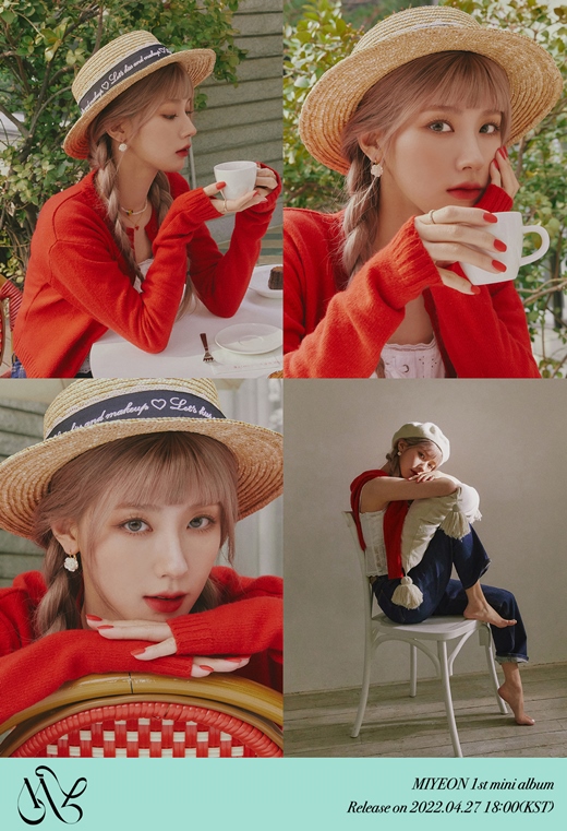 Group (girl) children Mi-yeon have released a concept image of My (MY).On the official SNS channel of the children at 0:00 on the 20th, the third concept image of Mi-yeons first Solo mini album MY was posted.In the uploaded photo, Mi-yeon, who transformed into a lovely French girl with a braided head in a chaffy bang, enjoyed a cup of tea and enjoyed a romantic atmosphere.Mi-yeons first Solo mini album, MY, includes the title song Drive, as well as Rose, Softly, Tiamo, Chazing (Feat).JUNNY) and Showers included a total of six songs.The title song Drive is a song that meets the guitar sound that adds an emotional atmosphere and Mi-yeons clear and refreshing vocals. It is a message that does not lose the mind to keep your color.Mi-yeons first mini-album, MY, will be released on various online music sites at 6 pm on the 27th.