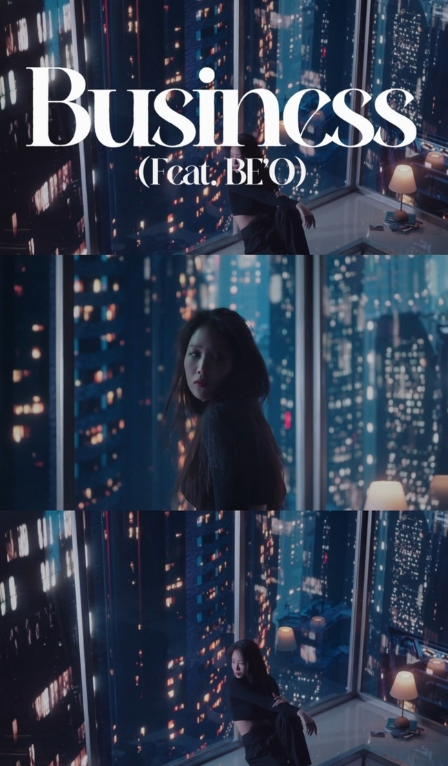 Soyou showed off his unique vibe.Singer Soyou released his new mini album Day & Night title song Business (Feat) on the official SNS on April 23rd.BEO) music video teaser was released.The teaser video featured Soyous emotional look at the spectacular night view in the city center, and later sensual guitar melodies permeated, further heightening the night atmosphere.The new mini album Day & Night is a god released in about a year and a month after Soyous single Good Night MY LOVE released in March last year.It is a story about the feelings that suddenly come to mind in the time of Soyous Day which is going to be night again from dawn to day.The title song Business (Feat) symbolizes the narrative of Night among Day & Night.BEO) is a song about the story of men and women who met while working, and it solves the feelings that are attracted to each other in an uncertain space by each man and woman.In particular, The Artist BEO (Bio), who has emerged as an emerging music source, participated in writing and featuring, adding to the trend.The talented artists such as Pio, Loading, CNBLUE (Cen Blue) Jung Yong Hwa and Darby (DAVII) have started shooting new features.