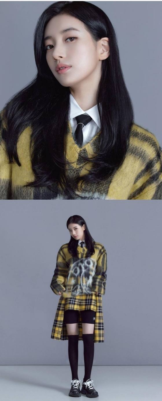 Bae Suzy posted several photos on her Instagram on the afternoon of the 29th.In the open photo, Bae Suzy is taking various poses wearing costumes of a luxury brand.Bae Suzy has attracted attention by boasting a visual that is no different from his debut with clear skin and distinctive features.The yellow checkered costume also gave a school look atmosphere and emphasized the beauty of National First Love Bae Suzy.