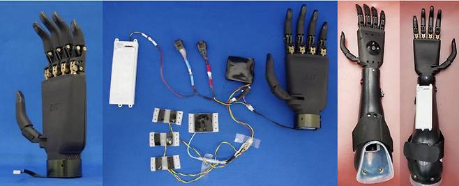 일본 전기통신대 연구팀이 개발한 인공지능 의수