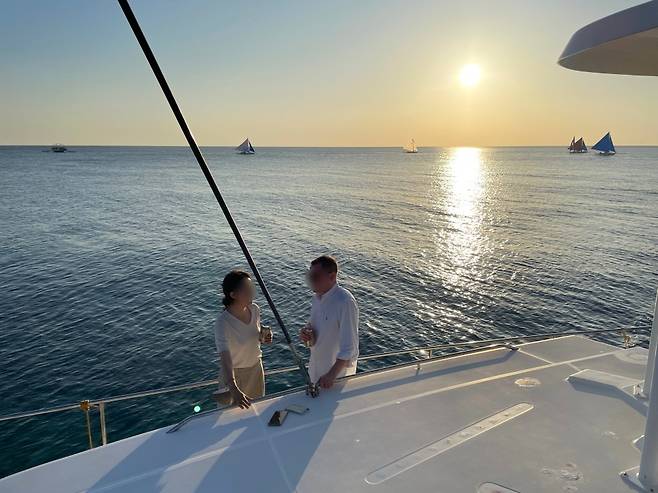 선셋 크루즈. /사진= 강예신 여행+ 기자