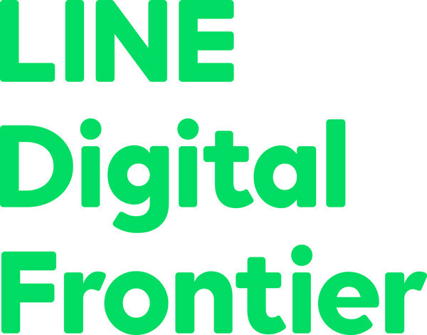 라인 디지털 프론티어 로고