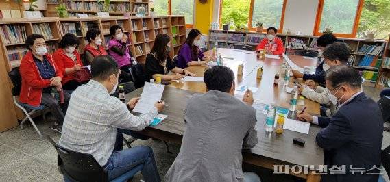 주광덕 국민의힘 남양주시장 후보 14일 별내면 주민간담회 개최. 사진제공=주광덕 후보 캠프