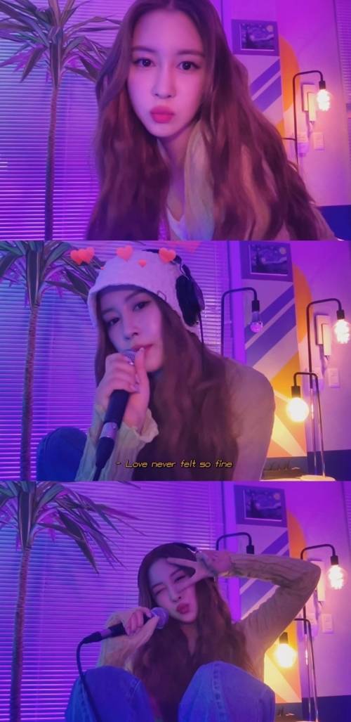 우주소녀 다영, 마이클 잭슨 노래 커버 사진=스타쉽엔터테인먼트